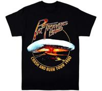 CAIQI Rare Pat Travers Album Shirt Rare T Shirt THA1450 Black L