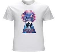 CAIQI Ready Player One Movie Logo Men's T Shirt White L