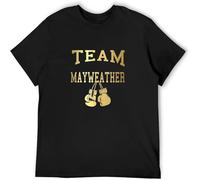 CAIQI Team Mayweather Floyd Mayweather Fight Vintage T Shirt Short Sleeve Funny Top Black XXL