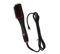 Caiqinlen Cepillo para Alisar el Cabello, Alisador de Cabello Eléctrico Ion Negativo Ajuste de Varios Niveles Anti Escaldado Silicona Suave para el Hogar(#1)