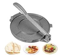 Caiqinlen Gofrera Cecotec, Máquina para Hacer Tortillas Prensa de Tortilla de maíz Resistente y Duradera de Hierro Fundido Multifuncional, Antiadherente fácil de Limpiar para Restaurante, Acc