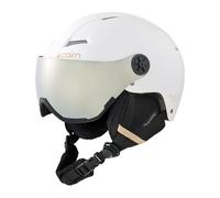 Cairn - Cascos esquís hombre - Android Visor Mat White Biscuit - Talla 61-62 cm - Blanco Blanco 61-62 cm