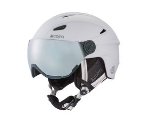 Cairn - Cascos esquís hombre - Electron Visor Blanc Mat - Talla 53-54 cm - Blanco Blanco 53-54 cm