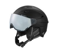 Cairn - Cascos esquís hombre - Electron Visor Mat Black - Talla 55-56 cm - Negro Negro 55-56 cm