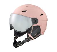 Cairn - Cascos esquís hombre - Electron Visor Mat Dust Pink - Talla 53-54 cm - Rosa Rosa 53-54 cm