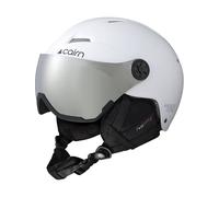 Cairn - Cascos esquís niños - Android Visor J Mat White - Talla 51-53 cm - Blanco Blanco 51-53 cm