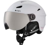 Cairn Impulse, casco de esquí con visera, blanco 57-58cm Mat White