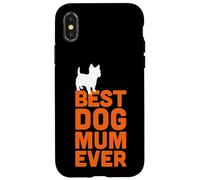 Cairn Terrier - Cool Cute Funny Best Dog Mum Ever Carcasa para iPhone X/XS