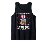Cairn Terrier Dog Patriotic American 4th of July Dogs Lovers Camiseta sin Mangas