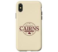 Cairns Australia - Etiqueta Cairns Queensland Carcasa para iPhone X/XS