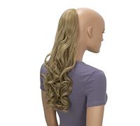 CAISHA 50cm Postizo Trenza Coleta Extensión De Cabello Ondulado Rubia Natural HC11-1