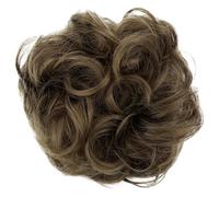 CAISHA Liga Para El Cabello Pedazo De Cabello Voluminoso Updo Postizo Sintético Marrón Claro G8A