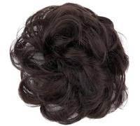 CAISHA Liga Para El Cabello Pedazo De Cabello Voluminoso Updo Postizo Sintético Marrón G5A