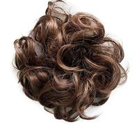 CAISHA Liga Para El Cabello Pedazo De Cabello Voluminoso Updo Postizo Sintético Mezcla Marrón G26AL