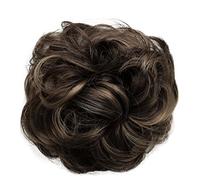 CAISHA Liga Para El Cabello Pedazo De Cabello Voluminoso Updo Postizo Sintético Mezcla Marrón G34A