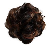 CAISHA Liga Para El Cabello Pedazo De Cabello Voluminoso Updo Postizo Sintético Mezcla Marrón G39A