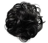 CAISHA Liga Para El Cabello Pedazo De Cabello Voluminoso Updo Postizo Sintético Negro-Marrón G41A