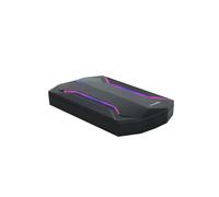 Caixa Externa TooQ - HDD/SSD - 2.5" - Negra - RGB - TQE-2599RGB