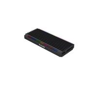 Caixa Externa TooQ - SSD - RGB - Negro - TQE-2222B