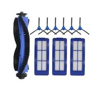 CAIXI Cepillo Principal Lateral Filtro HEPA Almohadilla de fregona Cubierta Cepillo Rodillo Compatible con Robovac G10 G30 G32 Pro Robot Piezas Repuesto aspiradora(D (10Pcs))