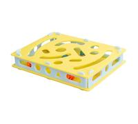 CAIYZH Caja De Enriquecimiento De Lima De Uñas For Gatos, Juguete Interactivo For Rascar Gatos con Campana, Caja De Juego De Laberinto De Fieltro Entrenamiento De Rascado De Gatitos En Interiores(A)