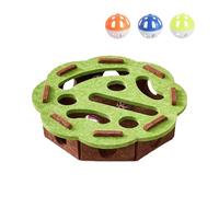 CAIYZH Caja De Enriquecimiento De Rompecabezas For Rascar Gatos, Lima De Uñas, Alternativa Libre De Estrés A Cortaúñas Y Amoladoras, Material De Fieltro Suave, Juego De Entrenamiento(Round)