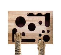 CAIYZH Caja De Rompecabezas Rascadora De Lima De Uñas For Gatos | Lima De Uñas Interactiva For Gatos, Caja De Enriquecimiento For Arañazos, Papel De Lija En El Interior