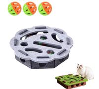 CAIYZH Juguete Interactivo For Rompecabezas De Gatos, Caja De Enriquecimiento For Rompecabezas De Rasguños Cachorros, Perros, Razas Pequeñas, Medianas Y Grandes, Interior, Dormitorio, Sofá(Gray-A)