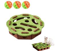 CAIYZH Juguete Interactivo For Rompecabezas De Gatos, Caja De Enriquecimiento For Rompecabezas De Rasguños Cachorros, Perros, Razas Pequeñas, Medianas Y Grandes, Interior, Dormitorio, Sofá(Green-A)