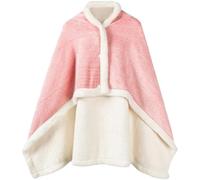 CAIYZH Manta Para Silla De Ruedas Con Forro Polar, Resistente Al Viento Y Cálida, Evita La Electricidad Estática, Ideal Para Climas Fríos,Rosado