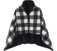 CAIYZH Manta Para Silla De Ruedas Para Adultos, Resistente Al Viento Y Cálida, Suave Y Cómoda, Es La Opción Ideal Para Otoño E Invierno,Negro