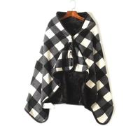 CAIYZH Manta Térmica Para Silla De Ruedas Para Adultos, Chal Portátil Multifuncional, Ligero Y Acogedor, Adecuado Para La Oficina O El Dormitorio,A