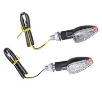 CAIZHICNC 12 V Motocicleta Intermitente Luz Ámbar Luces De Señalización Intermitentes Moto Indicadores(2pcs B)