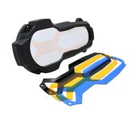 CAIZHICNC Cubierta Faro Motocicleta para BMW R1200GS LC para Adventure 2014-2020 R1250GS para 2018-2024 Protector De Faros Motocicleta Cubierta Protectora Luces Delanteras(Reflective Glass X 2)
