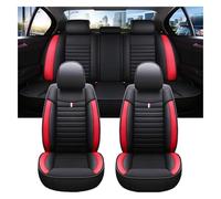 CAIZHICNC Funda Asiento Coche para Fiat para Tipo Protección Interior Detalles Todos Modelos Funda Cojín Soporte Asiento Coche(Black Red 5 Seat,DE)