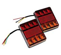 CAIZHICNC Luces Piloto Trasero para Camión Remolque Barco Automóvil Luz Trasera Luces De Advertencia Traseras Estilo CC 12 V Repuestos