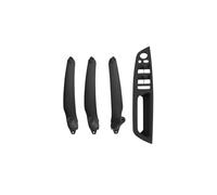 CAIZHICNC Manijas Interiores Kit De 4 Uds LHD RHD Puerta Interior Conductor Interruptor Ventana Cubierta Reposabrazos Tirador para BMW X5 X6 E70 E71 E72 2007-2013(RHD Black Model A)