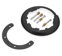 CAIZHICNC para BMW para R1250GS para R1200GS para S1000XR para F850GS Motocicleta Cerradura Depósito Carreras Mochila Equipaje Sillín Bolsa Bolsa Moto Asiento Trasero(C Tanklock Adapter)
