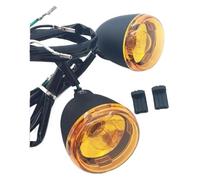 CAIZHICNC Para Harley Para Sportster XL 883 1200 1992-2016 Piezas De Motocicleta Indicador Luz Señal Giro Delantera En Funcionamiento Intermitentes Moto Indicadores(Yellow)
