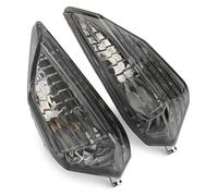 CAIZHICNC Para Kawasaki Z125 BR125 Z250 ER250 Para Versys-X 250 KLE250 Z900 SE ZR900 H2 ZR1000 Intermitentes Luz Señal Giro Lente Funcionamiento Intermitentes Moto Indicadores(Smoked)