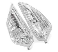 CAIZHICNC Para Kawasaki Z125 BR125 Z250 ER250 Para Versys-X 250 KLE250 Z900 SE ZR900 H2 ZR1000 Intermitentes Luz Señal Giro Lente Funcionamiento Intermitentes Moto Indicadores(Clear)