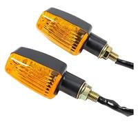 CAIZHICNC Para Suzuki 12V Luz De Señal Giro Motocicleta Intermitente Ámbar Transparente Lámpara Funcionamiento Intermitentes Moto Indicadores(Yellow)