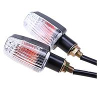 CAIZHICNC Para Yamaha Motocicleta Luz Direccional Intermitente Ámbar Transparente De 12 V En Funcionamiento Intermitentes Moto Indicadores(Clear)
