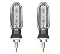 CAIZHICNC Para Yamaha R6 R3 R1 R7 R125 MT 07 09 03 MT07 MT09 MT03 YZF Motocicleta 8 Mm 12 V Intermitentes En Funcionamiento Intermitentes Moto Indicadores(2pcs Yellow)