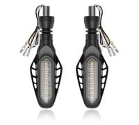 CAIZHICNC Para Yamaha R6 R3 R1 R7 R125 YZF R25 MT 07 09 03 MT10 Luz Intermitente De Freno Trasero Para Motocicleta DRL Funcionamiento Intermitentes Moto Indicadores(2pcs Red Clear Shell)