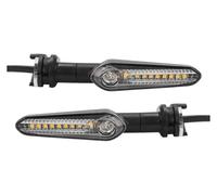 CAIZHICNC Para Yamaha T-MAX 530 YZF R6 R1 R1M R1S Señal de giro motocicleta flujo trasero en funcionamiento Intermitentes Moto Indicadores(2pcs Clear)