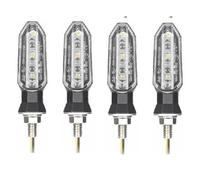 CAIZHICNC Para Yamaha YBR DT MT Para FAZER 250 MT125 NMAX 125 300 160 155 NMAX125 Indicadores De Señal Giro Motocicleta Luz Intermitente Intermitentes Moto Indicadores(Clear,4 pcs)