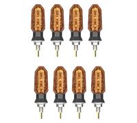 CAIZHICNC Para Yamaha YBR DT MT Para FAZER 250 MT125 NMAX 125 300 160 155 NMAX125 Indicadores De Señal Giro Motocicleta Luz Intermitente Intermitentes Moto Indicadores(Amber,8 pcs)
