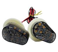 CAIZHICNC Para Yamaha YZF R1 R6 R6S R3 FZ1 FZ6 FZ8 Para FAZER Luces De Giro Motocicleta Indicador LED Luz Flash Intermitente Funcionamiento Intermitentes Moto Indicadores