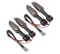 CAIZHICNC Para Yamaha YZF R6 R1 R3 R7 R9 R15 MT07 MT09 Para Tenere 700 Para Tracer 900 FZ 16 1 Indicador De Luz Señal Giro En Funcionamiento Intermitentes Moto Indicadores(4pcs Smoked)